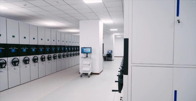 煙台市公共就業和人才服務中心智能密集架庫房